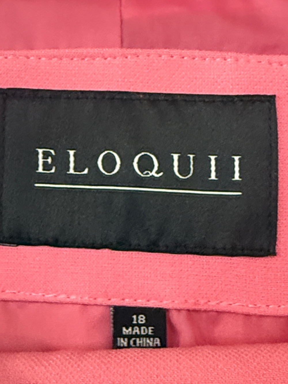Eloquii Rose Pink Blazer EUC and NWT wide leg crop pants - Picture 4 of 4